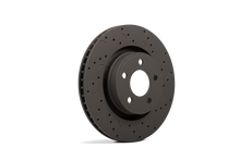 Load image into Gallery viewer, Hawk Talon 2006 Cadillac XLR Base Drilled and Slotted Rear Brake Rotor Set
