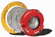 Load image into Gallery viewer, McLeod RXT Twin Disc Clutch 6 Bolt LS Motor 9 11/16 x 1 1/8 x 10 BRZ Facing w/Aluminum Flywheel
