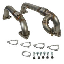 Load image into Gallery viewer, BD Diesel 08-10 Ford F-250/F-350/F-450/F-550 Powerstroke 6.4L Up Pipes Kit w/Manifold Set
