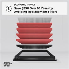 Load image into Gallery viewer, K&amp;N Replacement Air Filter FORD FOCUS 2.0L NON-PZEV 2008
