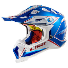 Load image into Gallery viewer, LS2 Subverter MX470 Helmet Blade Laser Blue Krome
