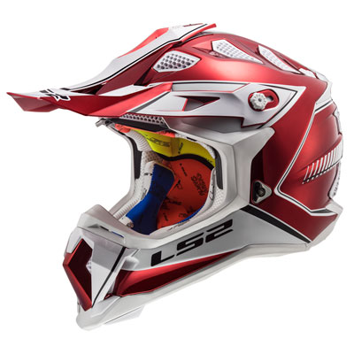 LS2 Subverter MX470 Helmet Blade Krimson Krome