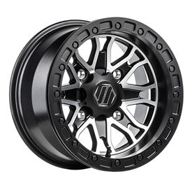 WELD Off-Road Raptor Beadlock Wheel Satin Black/Machined - FITS CANAM'S