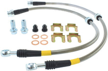 Load image into Gallery viewer, StopTech 00-05 Mitsubishi Eclipse / 01-05 Dodge Stratus Stainless Steel Front Brake Lines
