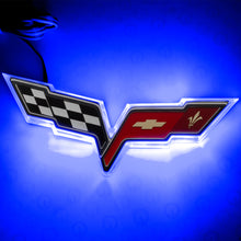 Load image into Gallery viewer, Oracle Chevrolet Corvette C6 Illuminated Emblem - Blue SEE WARRANTY
