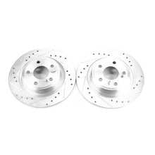 Load image into Gallery viewer, Power Stop 17-18 Mercedes-Benz SLC300 Rear Evolution Drilled &amp; Slotted Rotors - Pair
