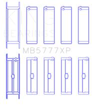 Load image into Gallery viewer, King Dart LS Next Block (Size STDX) Performance Main Bearing Set
