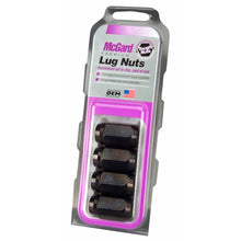 Load image into Gallery viewer, McGard Hex Lug Nut (Cone Seat) M12X1.5 / 13/16 Hex / 1.5in. Length (4-pack) - Black
