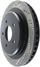 Load image into Gallery viewer, StopTech 97-10 Chevy Corvette Slotted &amp; Drilled Rear Right Rotor

