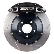 Load image into Gallery viewer, StopTech 08-09 Evo X Rear BBK w/ Black ST-40 Calipers Slotted 355x32mm Rotors Pads and SS Lines
