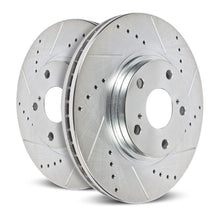 Load image into Gallery viewer, Power Stop 04-09 Cadillac XLR Rear Evolution Drilled &amp; Slotted Rotors - Pair
