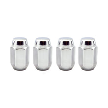 Load image into Gallery viewer, McGard Hex Lug Nut (Cone Seat) M12X1.5 / 13/16 Hex / 1.5in. Length (4-Pack) - Chrome
