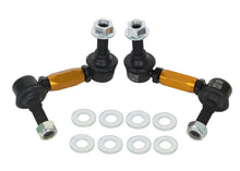 Load image into Gallery viewer, Whiteline 03+ Nissan 350z Z33 / 07-08 Infiniti G35 (Exc AWD) Fr Swaybar-Link Assy HD Adj Steel Ball
