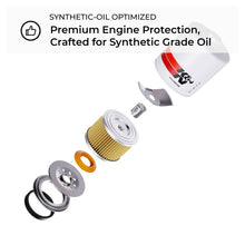 Load image into Gallery viewer, K&amp;N 3.74inch / 2.98 OD Performance Gold Oil Filter

