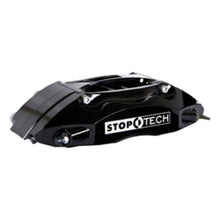 Load image into Gallery viewer, StopTech 08-09 Evo X Rear BBK w/ Black ST-40 Calipers Slotted 355x32mm Rotors Pads and SS Lines
