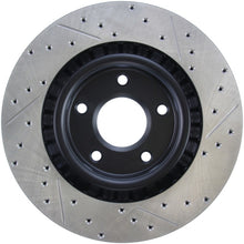 Load image into Gallery viewer, StopTech Power Slot 05-07 Cadillac XLR / 06-09 Chevy Corvette Front Right Drilled &amp; Slotted Rotors

