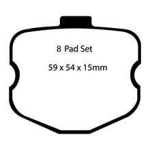 Load image into Gallery viewer, EBC 06-08 Chevrolet Corvette (C6) 7.0 (Z06) Bluestuff Rear Brake Pads
