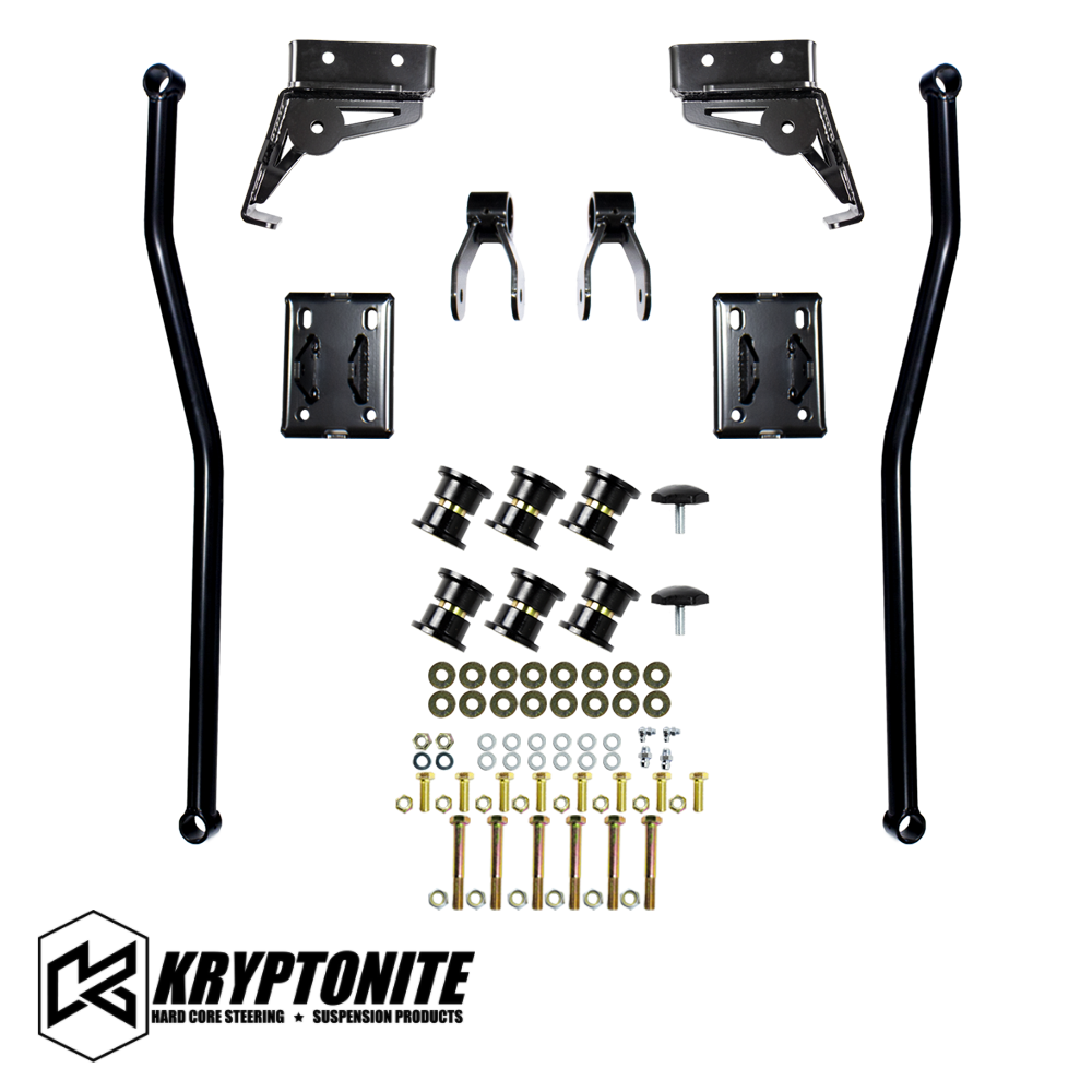 KRYPTONITE DEATH GRIP FULL FLOATING TRACTION BAR KIT 2001-2010 GM 2500/3500